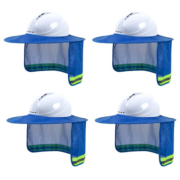 Sombrilla solar LIZMOF de alta visibilidad, azul, paquete de 4 unidades