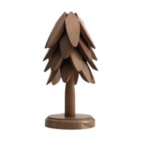 Magideal - Posavasos De 4 Piezas, Posavasos De Protección De Mesa, En Forma De Árbol, Almohadilla Resistente Al Calor Plegable, Tapete De Mesa De Madera Para Pla Marrón