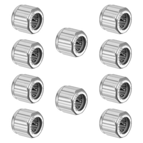 Magideal - 10 Rodamientos De Bolas De Ranura Profunda De Acero Inoxidable De Aguja Genéricos, Fáciles De Instalar, Rodamientos Plateados Para Herramientas Eléctr