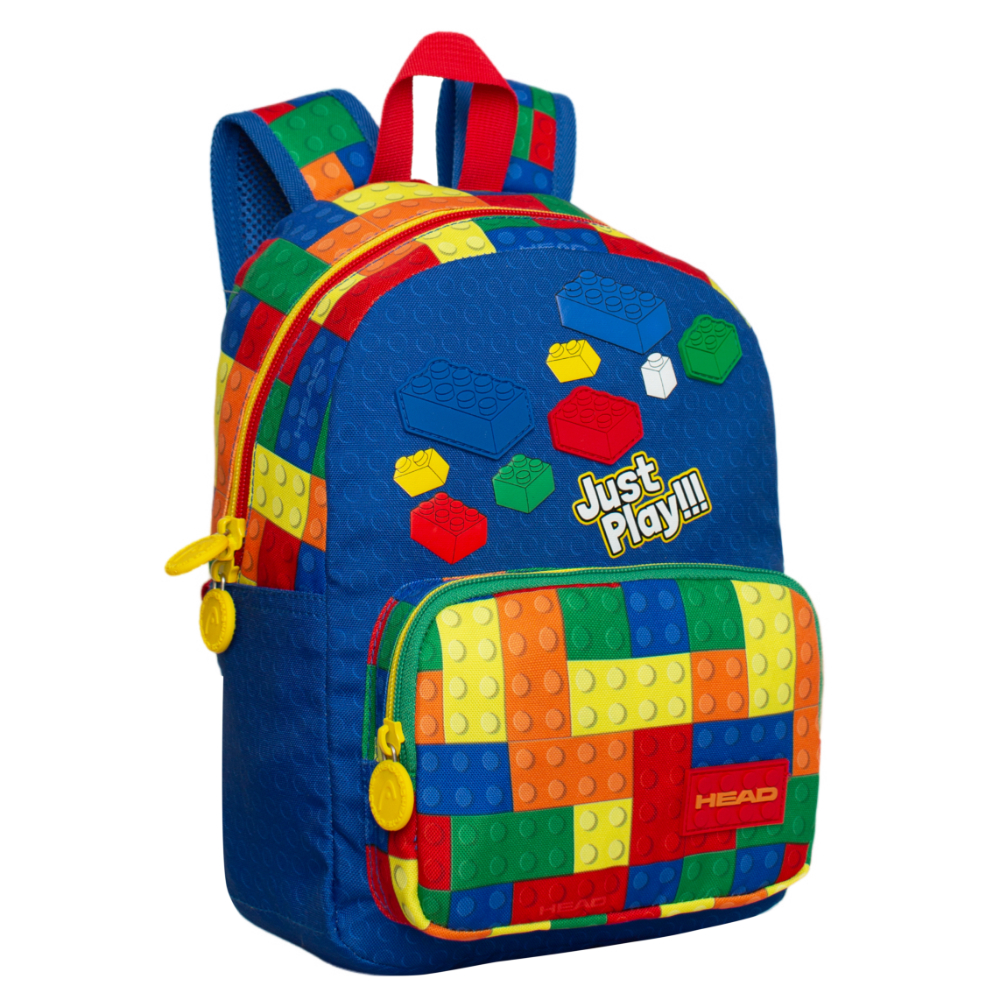 Head - Mochila Niño Pop 2025 Bloques Multicolor 8 Lts
