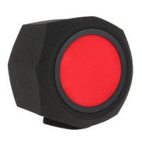 Bothyi - Esponja Acústica De Pantalla De Micrófono Para Estudio De Radio Rendimiento Al Aire Libre Octogonal Rojo