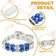 thumbnail image 3 of Collar de Perlas para Perro Uxcell, Collar de Perlas para Gato con Cristales de Lujo, Collar de Mascota con Perlas para Boda, Regalo de Collar de Diamantes, (Azul, XS), Para Mascotas Pequeñas, 3 of 7