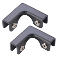Ioensy - Protectores De Esquina Con Clip Para Conector De Vidrio, 2 Piezas, Para Fijación De Vitrina De Vidrio De 3 A 7Mm