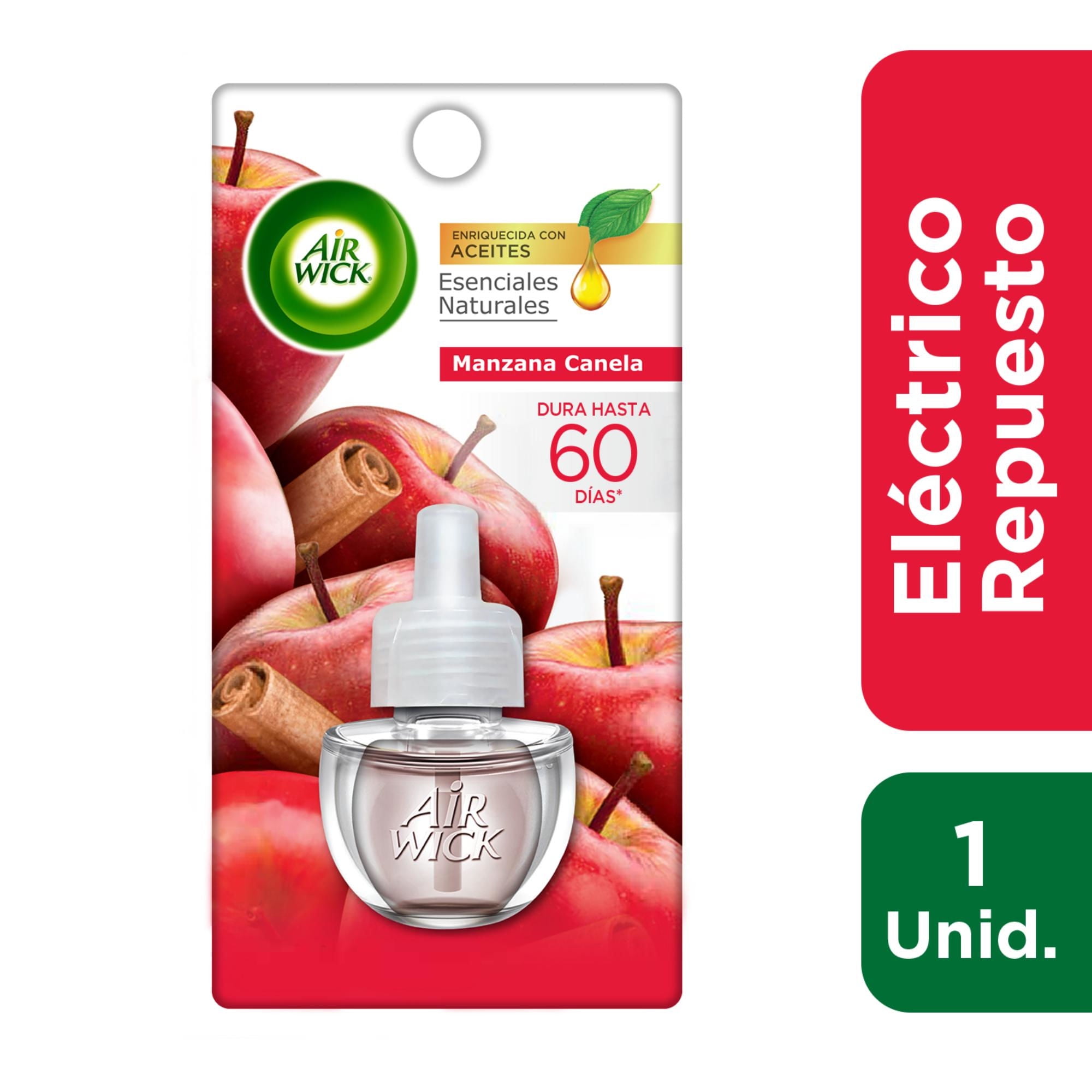 Desodorante Ambiental Repuesto Eléctrico Aceite Manzana - Canela Blister 21 ml Air Wick