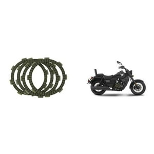 Genérico - Discos De Embrague Para Moto Um Renegade 200 Negro