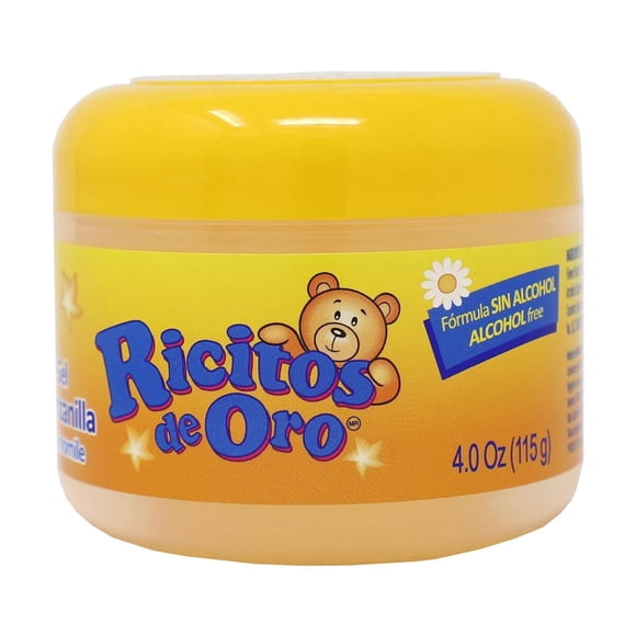 Gel Ricitos de Oro Manzanilla 4.05 oz (120 ml) Sin Alcohol