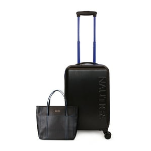 Nautica - Pack Maleta Cabina S (10 Kg) Victory Negro + Cartera Leeway Negro