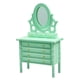 thumbnail image 1 of 1:12 Dollhouse Mini Dresser DIY Escena Accesorios Para La Decoración Del Dormitorio Verde, 1 of 5
