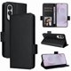 thumbnail image 1 of Funda Cartera para Samsung Galaxy S25 Edge Tapa Flip con Ranuras y Soporte Negro, 1 of 5