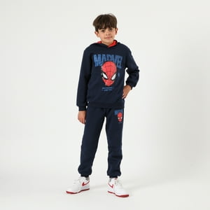 Buzo Niño Marvel Frase Azul Marvel