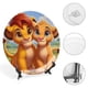 thumbnail image 4 of El rey león Simba Plato decorativo de porcelana fina (bone china), plato decorativo de cerámica para hogar, oficina, soporte de pared, platos decorativos para dormitorio - 6 pulgadas (15 cm), 4 of 6