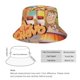 thumbnail image 2 of El Chavo del Ocho Sombrero bucket para adultos, gorra de protección solar, sombrero de pescador plegable para viajes al aire libre, pesca y actividades de verano, 2 of 6