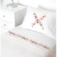 Tuyo Print - Juego De Sábanas 1,5 Pl Letras Vintage X