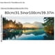thumbnail image 3 of 1pc, Nature Landscape Mountain Wall Poster, Wall Art Canvas Painting, For Living Room Porch Home Decoration, Frameless, 3 of 4