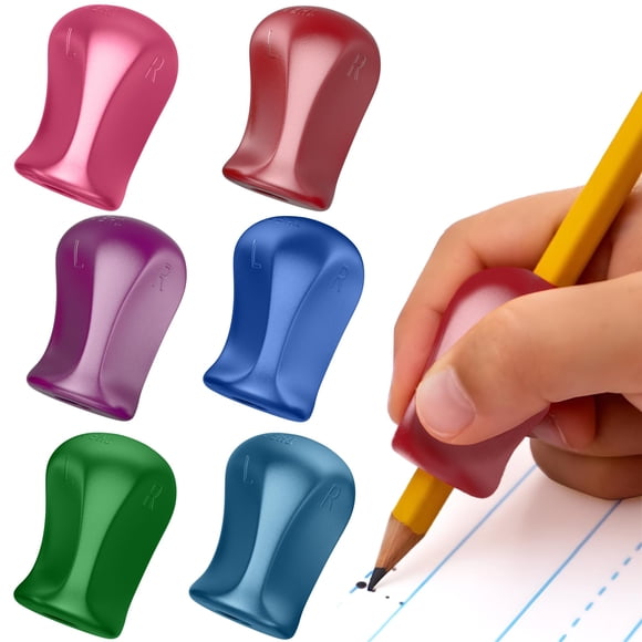 The Pencil Grip - Pack de 6 empuñaduras ergonómicas para lápiz
