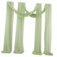 thumbnail image 2 of Camino De Mesa Drapeado Con Arco Para Boda, Reutilizable Para Telón De Fondo, Fiesta Temática, Vacaciones, Verde, 2 of 5