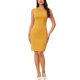 thumbnail image 2 of INSPIRE CHIC Vestido de Tubo sin Mangas para Mujer Cuello de Barco Vestido para el Trabajo Amarillo L, 2 of 6