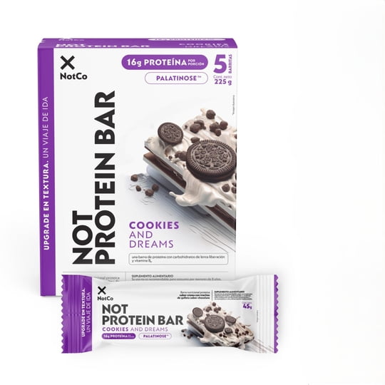 Barra De Proteína Cookies And Dreams 225 g NotCo