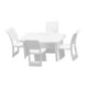 thumbnail image 4 of 1/50 Juego De Muebles Silla De Comedor Mesa Diorama Accesorio Para Diseño De Accesorios Cuadrado, 4 of 5
