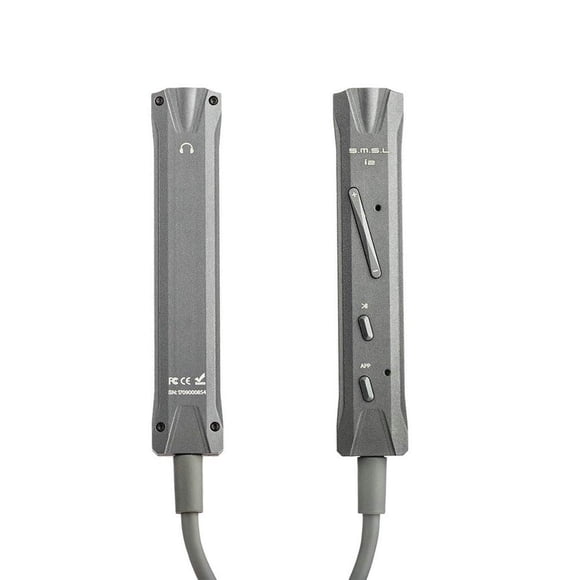 Amplificador de auriculares S.M.S.L I2 Hi‑Fi DAC con micrófono de 3,5 mm
