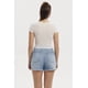 thumbnail image 3 of Polera Mujer Fruncido Elástico Blanco, 3 of 4