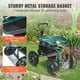 thumbnail image 5 of Silla de trabajo rodante con ruedas VEVOR para carrito de jardín, color verde, 5 of 9