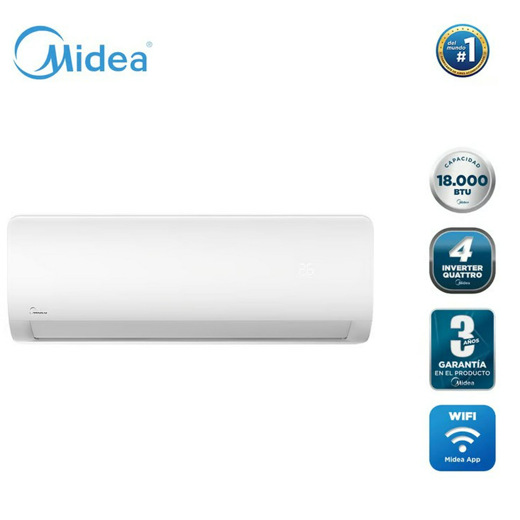 Aire Acondicionado Midea Xtreme Dura 18000 Btu/h