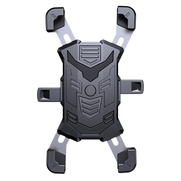 Soporte Para Teléfono De Motocicleta Soporte Para Teléfono De Bicicleta Para Todos Los Teléfonos Celulares De 4,8 A 7 Pulgadas, Negro