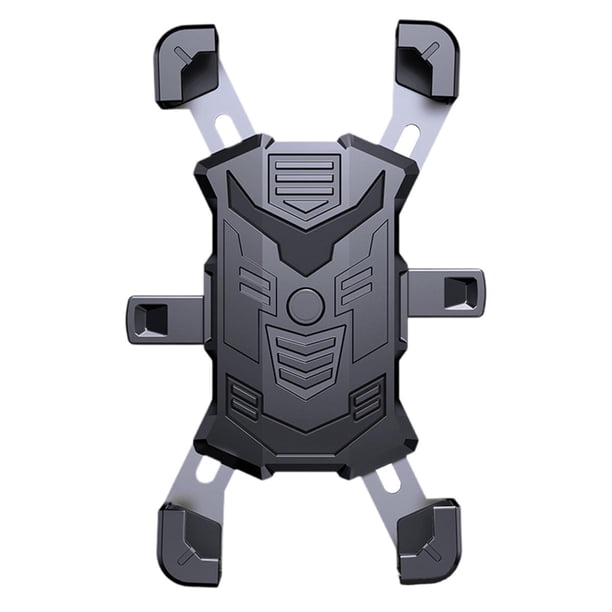 Soporte Para Teléfono De Motocicleta Soporte Para Teléfono De Bicicleta Para Todos Los Teléfonos Celulares De 4,8 A 7 Pulgadas, Negro