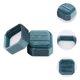thumbnail image 2 of Caja de Anillo de Terciopelo REGALWOVEN para Boda, Ceremonia, Caja de Almacenamiento de Anillos de Joyería Doble, Soporte de Anillo, Verde Pavo Real, 2 of 7