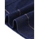 thumbnail image 5 of INSPIRE CHIC Falda de Mezclilla para Mujeres Regreso a Clases Cintura Alta con Abertura Bolsillos Traseros Falda Lápiz a la Rodilla XS Denim Azul Crudo, 5 of 6