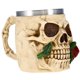 thumbnail image 2 of Taza Treasure Cove con forma de calavera con flor P754809, réplica de Halloween, 2 of 5