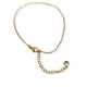 thumbnail image 1 of Tobilleras Pulseras Ajustables Minimalista Acero Bañado En Oro, 1 of 3