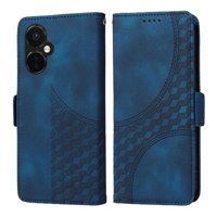 Carcasa Foxdock Oneplus Nord Ce 3 Pro De Cuero Pu, Diseño Acolchado Clásico, Protección Contra Caídas Y Rayones