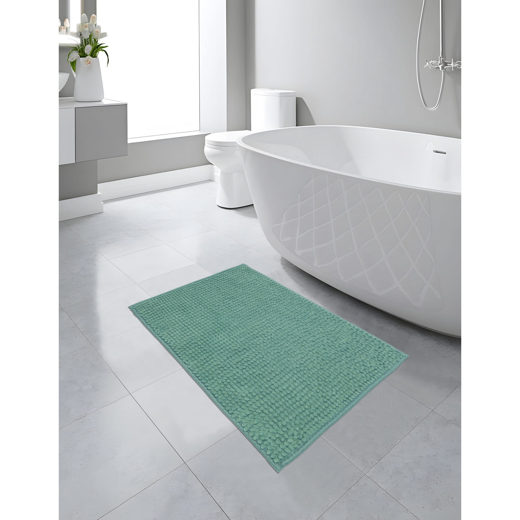 Zahr - Alfombra De Baño Punto Antidelizante Colores