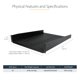 thumbnail image 2 of Repisa para rack de servidor StarTech 2U ventilada, 56 cm de profundidad, acero, 2 of 6