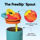 thumbnail image 2 of Botella de agua Owala FreeSip Sway 887 ml, aislada y a prueba de fugas, 2 of 7