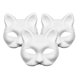 thumbnail image 4 of Mascarilla facial C&Xanadu Cat, papel blanco, que se puede pintar tú mismo (paquete de 3), 4 of 7