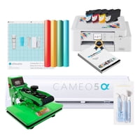 Silhouette - Kit Inicio Cameo 5 Alfa White + Estampadora 20Cmx30Cm + Impresora Sublimacion Brother