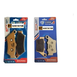 Genérico - Pastillas Freno Delantera + Trasera Yamaha Xt660R - Z Japón Negro