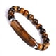 thumbnail image 4 of 1pc Healing Stone Bracelet, Natural GemstoneTiger Stone Powder Crystal Rough Bracelet, Beads Chakra Crystal Energy Heart Charm Bracelet, Handmade Jewelry, 4 of 4