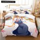 thumbnail image 1 of Kawaii Girl Miss Kobayashi's Dragon Maid Bedding Set Anime three-piece set Adult Kid Bedroom Duvet cover Sets Home Textiles Bed Sheets, 1 of 5