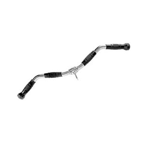 Sdmed - Barra Doble Curva Cromada Tomada De Goma 74 Cm