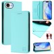 thumbnail image 1 of Funda Billetera con Soporte para iPhone 17e/iPhone 16e Bloqueo RFID Plegable Verde menta, 1 of 6