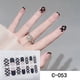 thumbnail image 1 of Y2K Spring Summer Nail Strips 3D Fashion Nail Strips Full Wraps Nail Polish Sticker Self Adhesive Nail Art Decal Strip For Women Nail Art DIY, 1 of 3