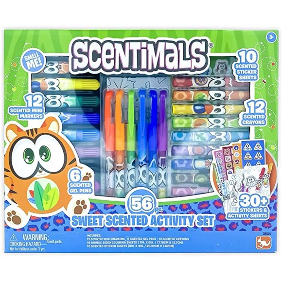 Juegos de colorear y actividades con masa Scentimals Scenticorns