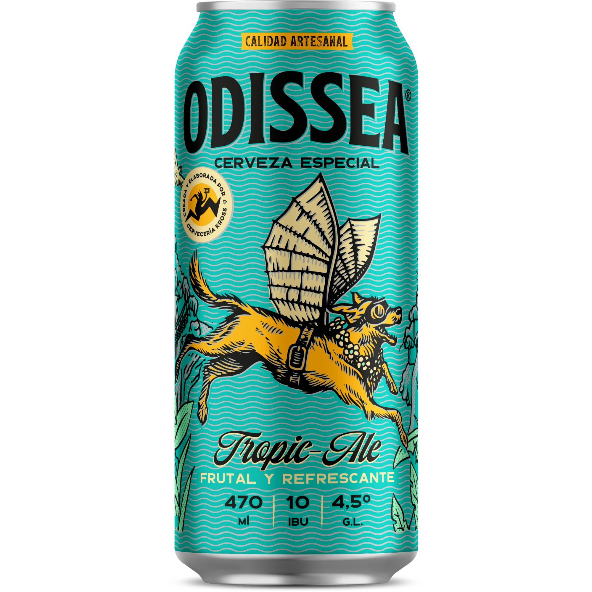 Cerveza Ale - Tropic Especial 4.5° Lata 470 ml Odissea