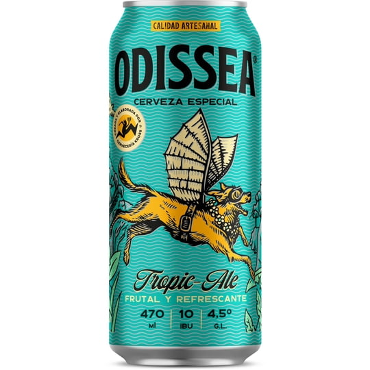 Cerveza Ale - Tropic Especial 4.5° Lata 470 ml Odissea