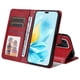 thumbnail image 3 of Funda Billetera para Honor 200 Lite 5G con Porta Tarjetas y Soporte Ajustable Rojo, 3 of 5