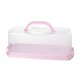 thumbnail image 4 of Caja De Pan Rectangular Multiusos Para Guardar Alimentos, Ideal Para Acción De Gracias, Cumplea?os, Picnic, Color Rosa, 4 of 5